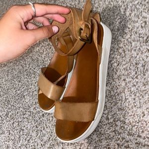 TAN MIA SANDALS